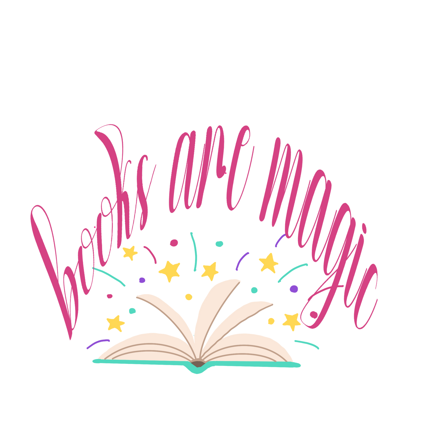 Books are magic sticker