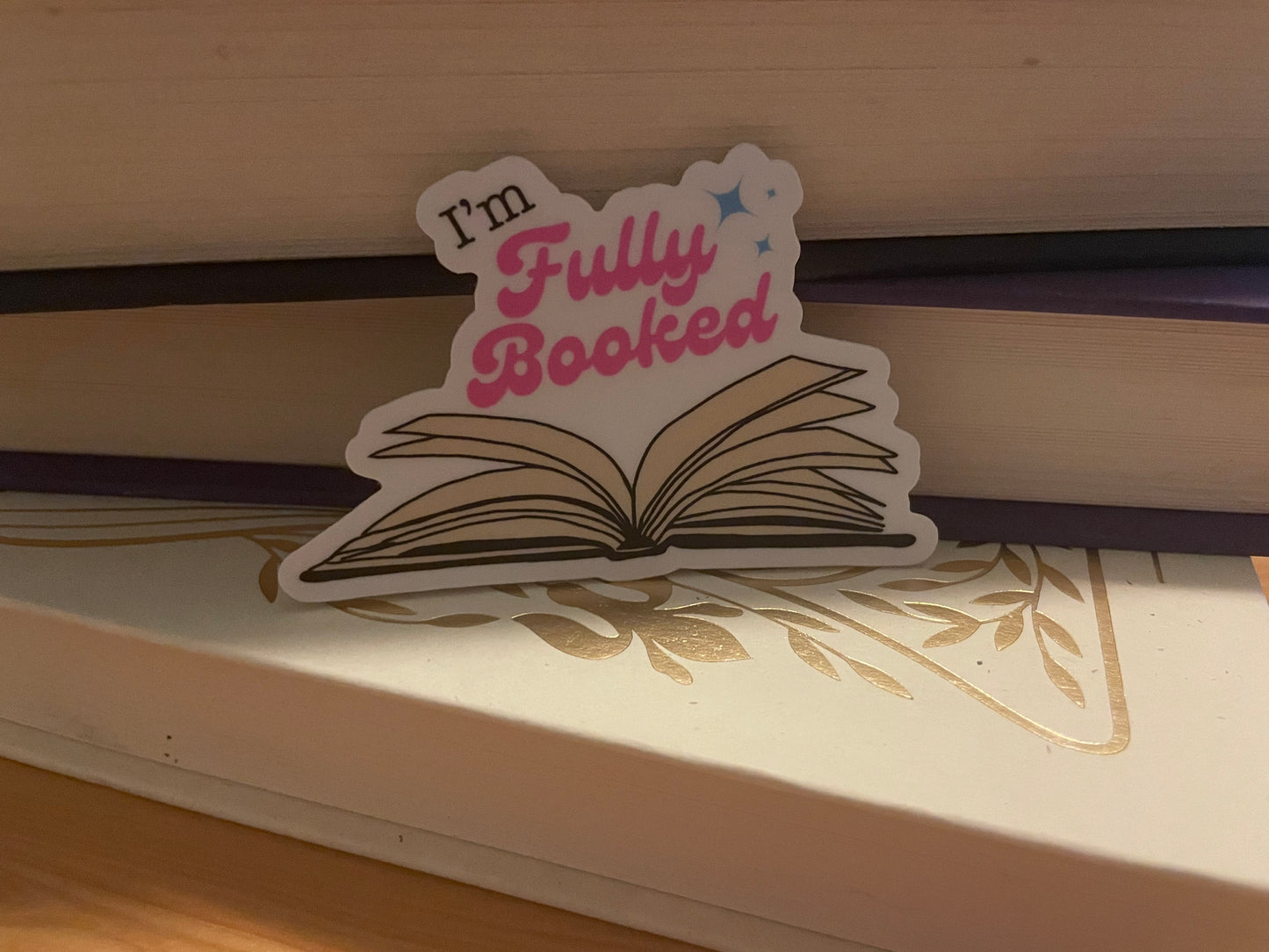 I’m fully booked sticker