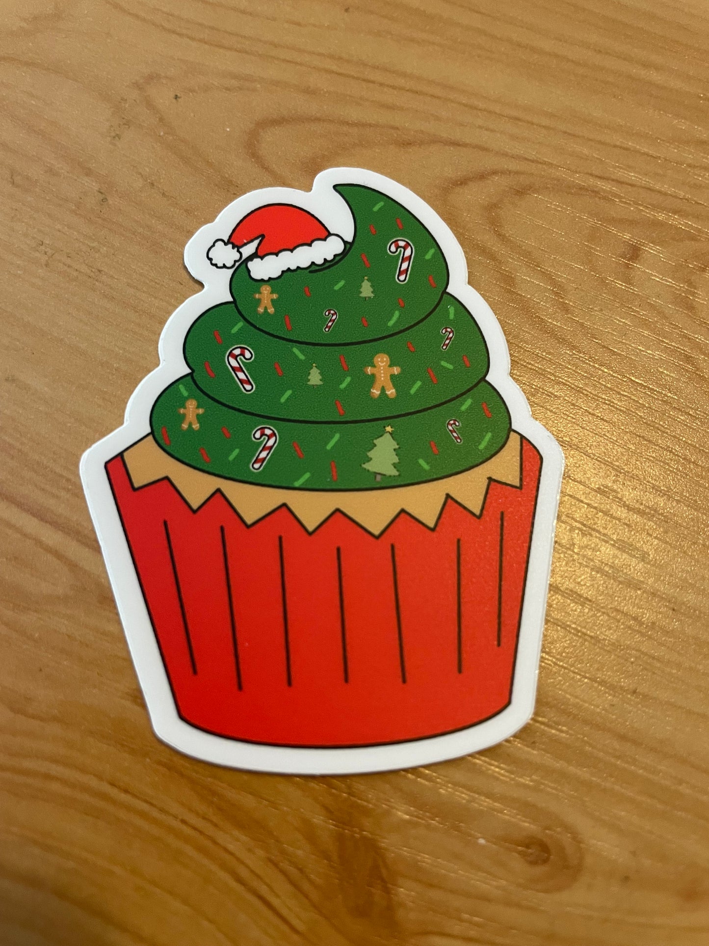 Christmas cupcake