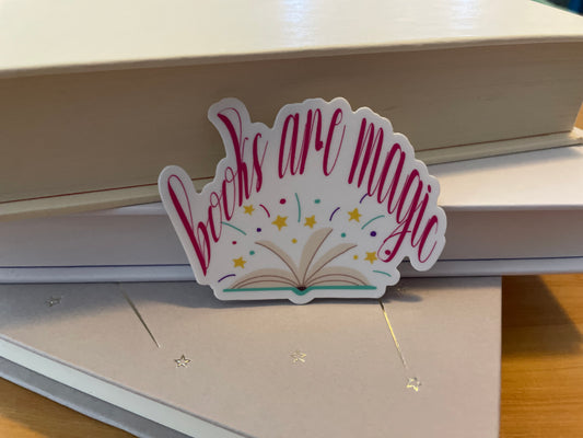 Books are magic sticker