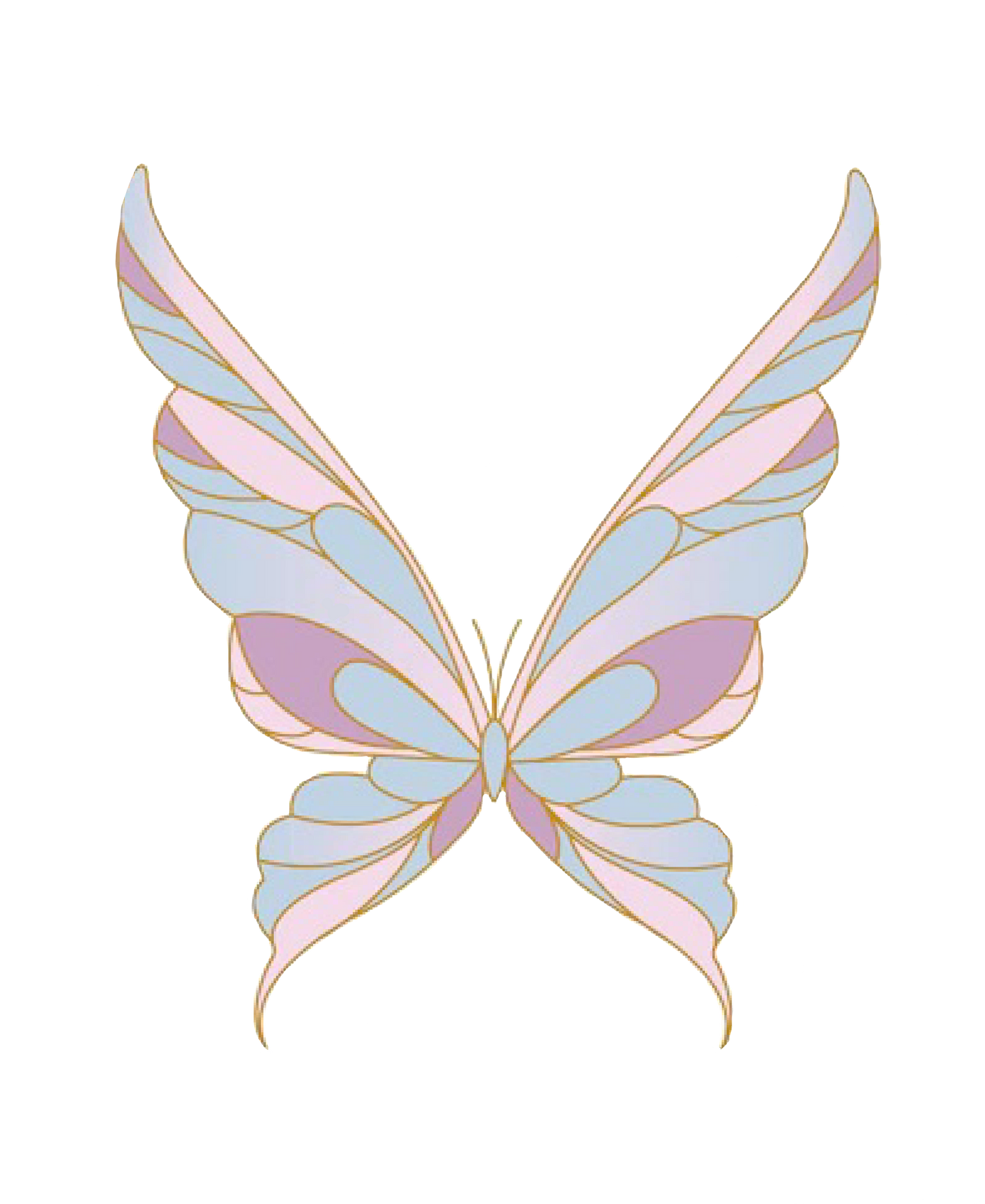 Pastel Butterfly / fairy wings sticker